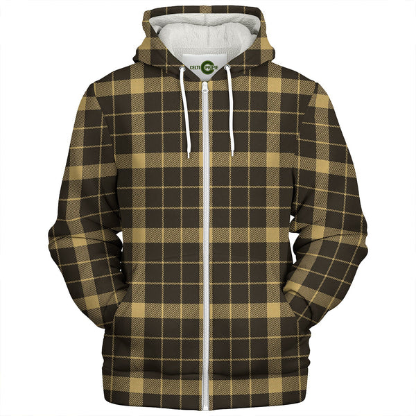 Raeburn Weathered Clan Badge Tartan Sherpa Hoodie