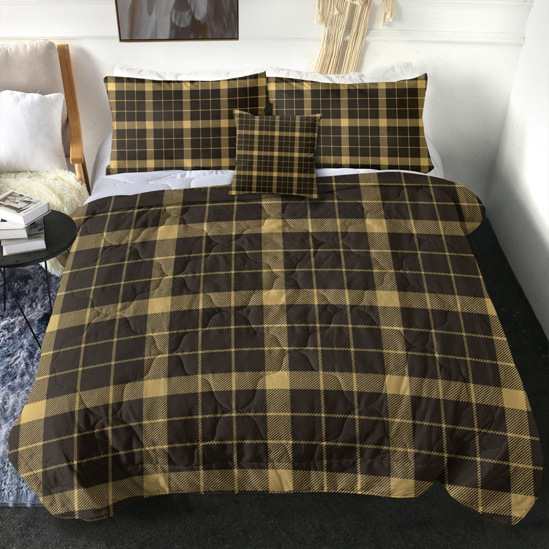 Raeburn Weathered Clan Badge Tartan Comforter