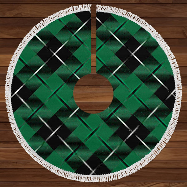 Raeside Modern Tartan Christmas Tree Skirt