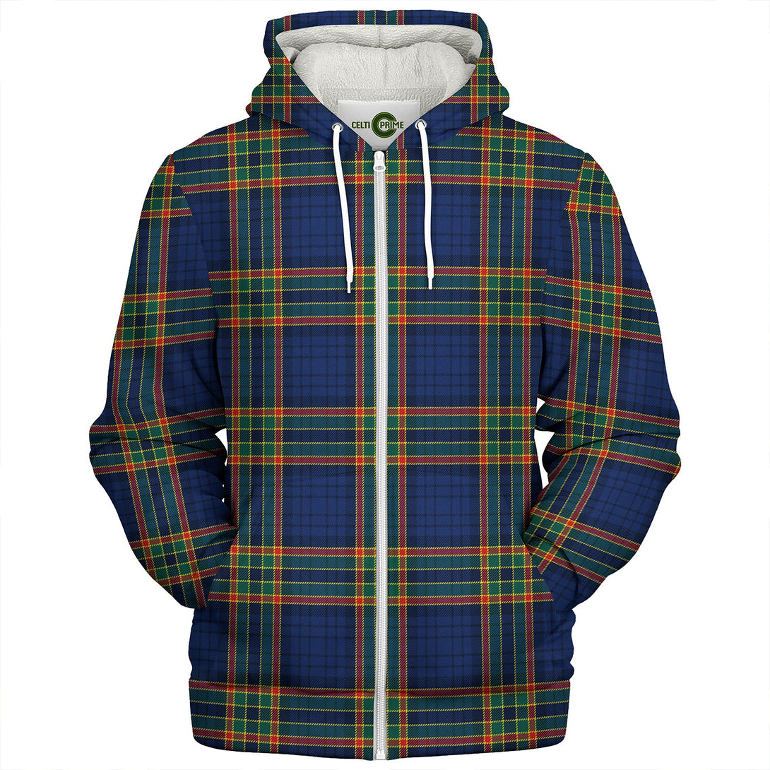 Ralston UK Modern Clan Badge Tartan Sherpa Hoodie