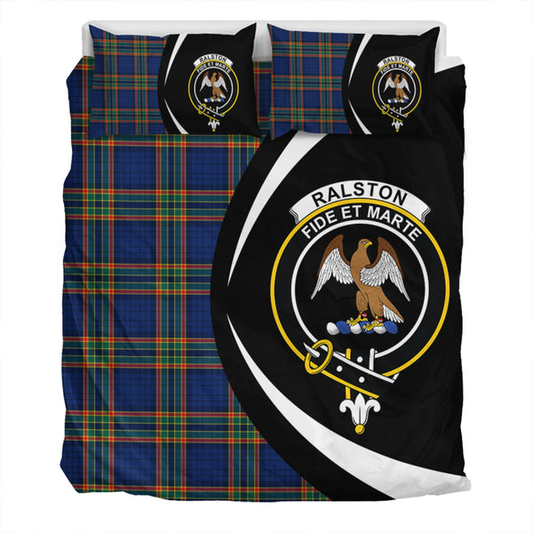 Ralston UK Modern Clan Badge Tartan Bedding Set Circle Style