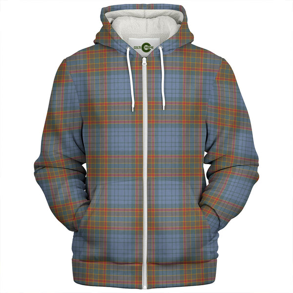 Ralston UK Weathered Clan Badge Tartan Sherpa Hoodie