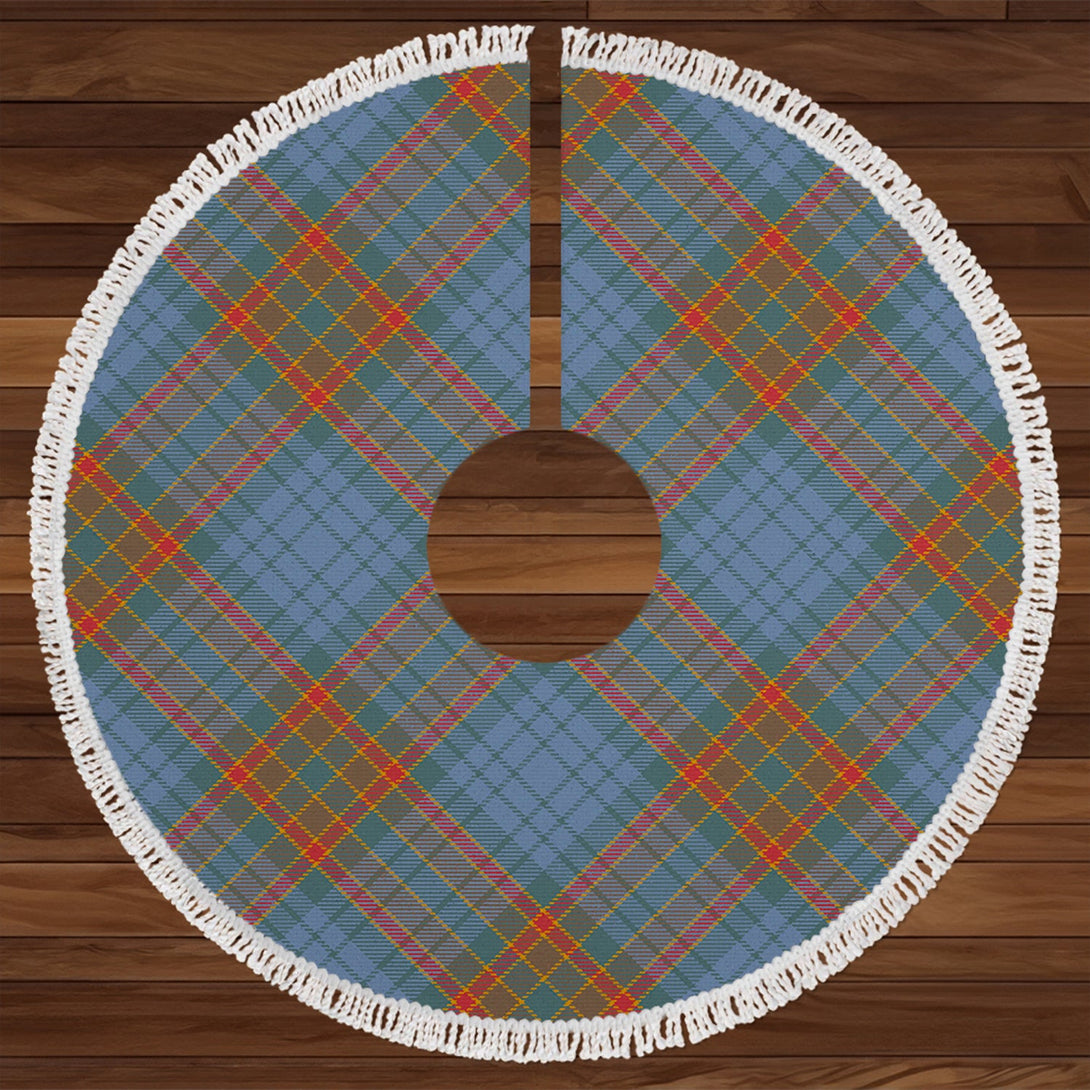 Ralston UK Weathered Tartan Christmas Tree Skirt