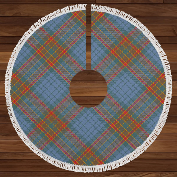 Ralston UK Weathered Tartan Christmas Tree Skirt