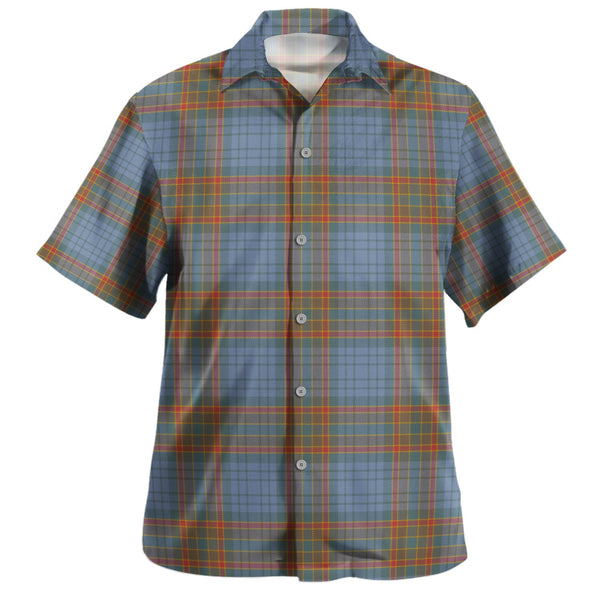 Ralston UK Weathered Tartan Hawaiian Shirt