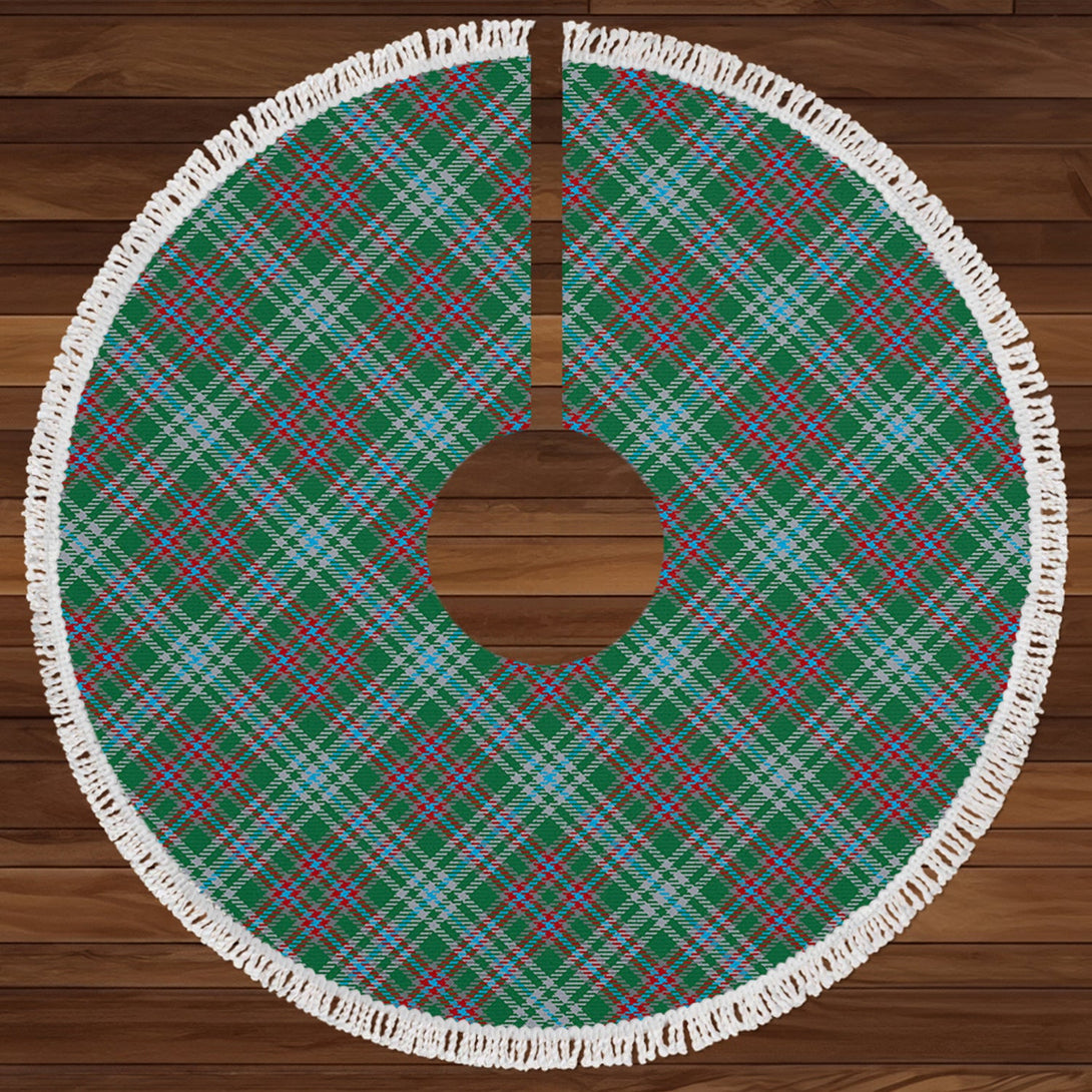 Ralston US Modern Clan Badge Tartan Christmas Tree Skirt