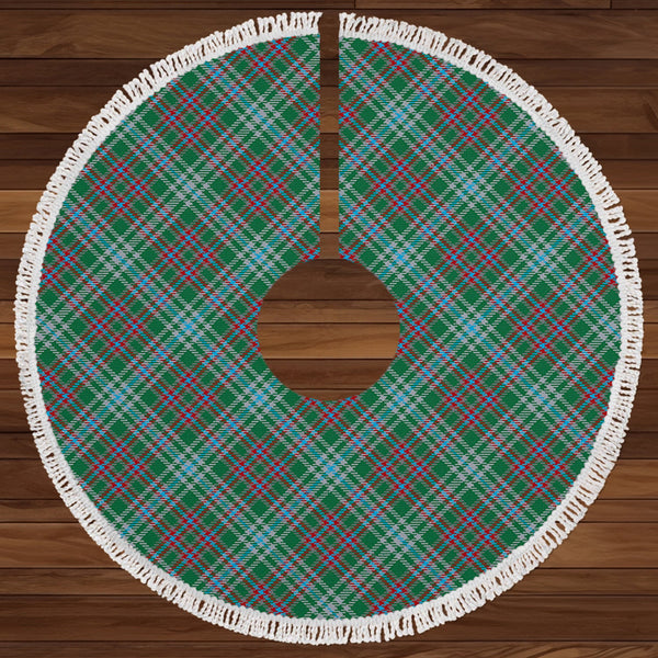 Ralston US Modern Clan Badge Tartan Christmas Tree Skirt