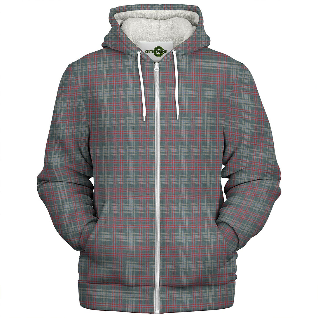 Ralston US Weathered Clan Badge Tartan Sherpa Hoodie