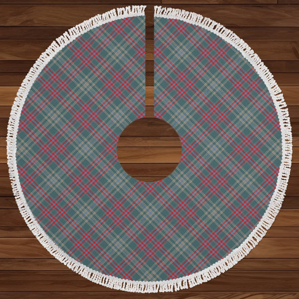 Ralston US Weathered Clan Badge Tartan Christmas Tree Skirt