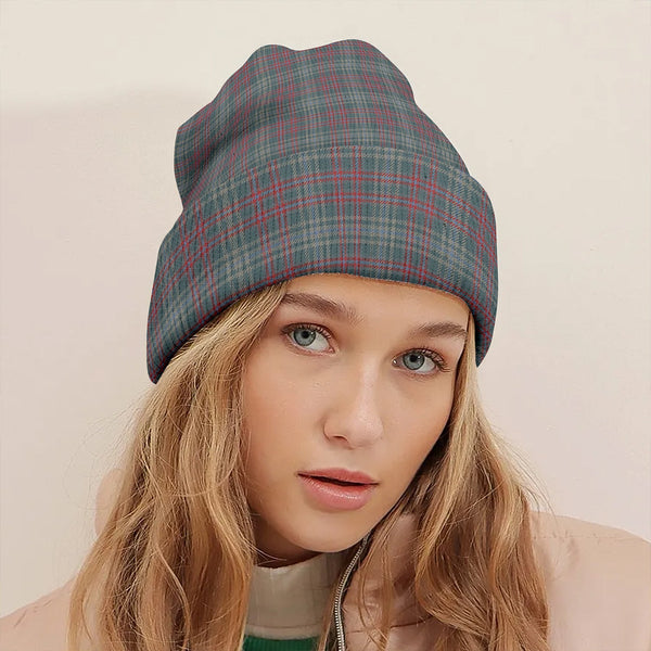 Ralston US Weathered Clan Badge Tartan Knitted Beanie