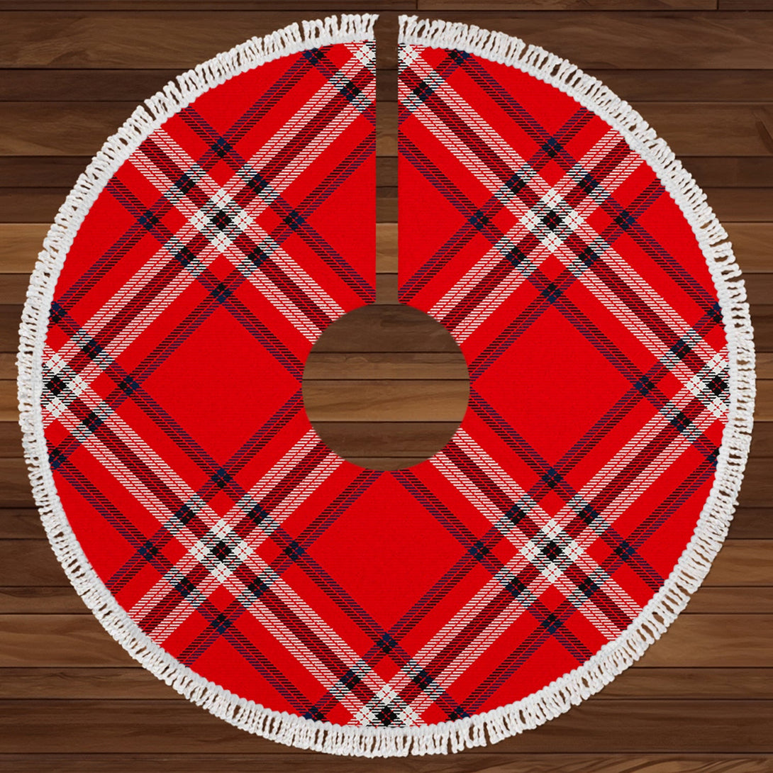 Ramsay Angus & Mearns Modern Clan Badge Tartan Christmas Tree Skirt