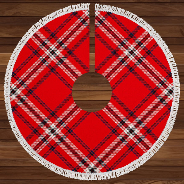 Ramsay Angus & Mearns Modern Clan Badge Tartan Christmas Tree Skirt