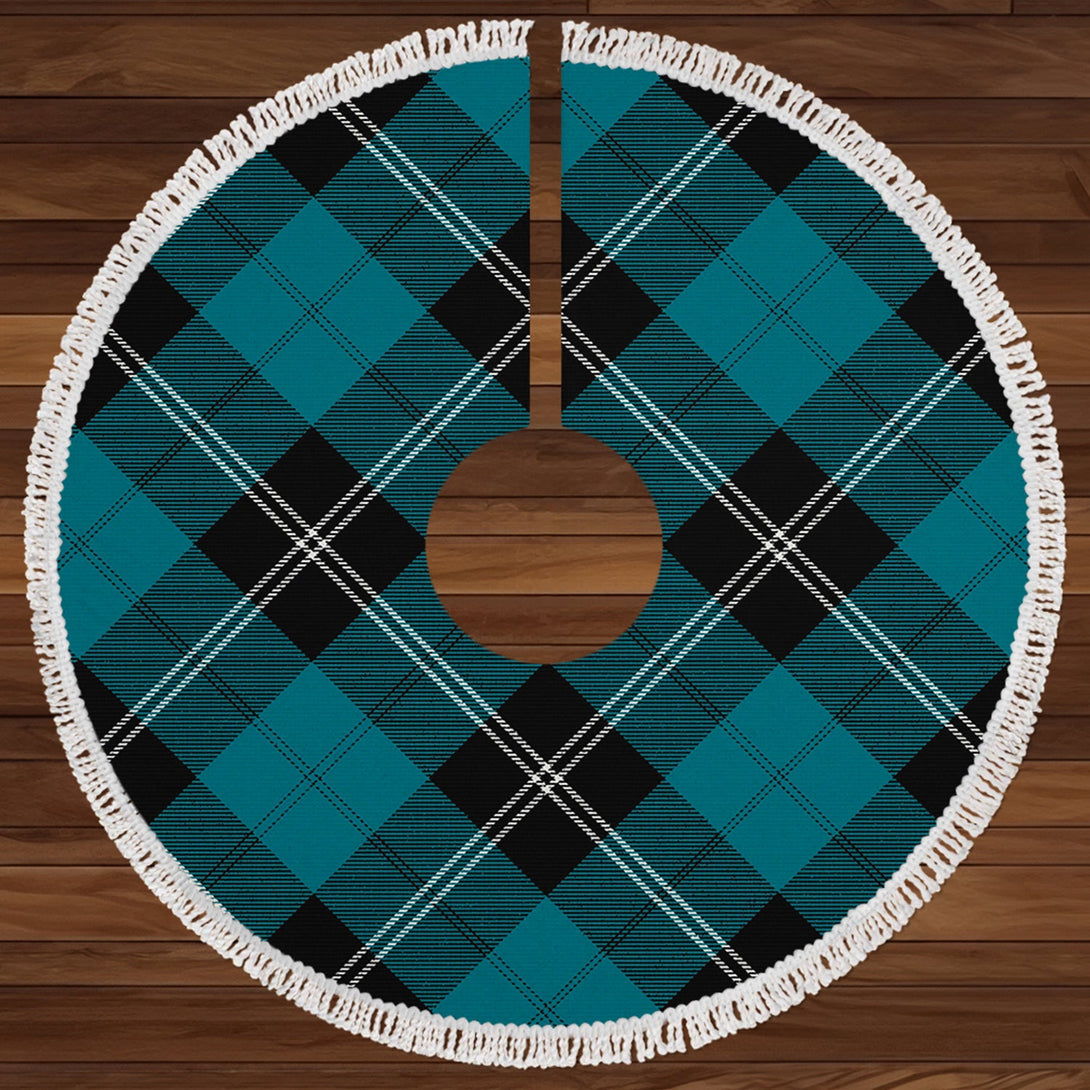 Ramsay Blue Ancient Clan Badge Tartan Christmas Tree Skirt