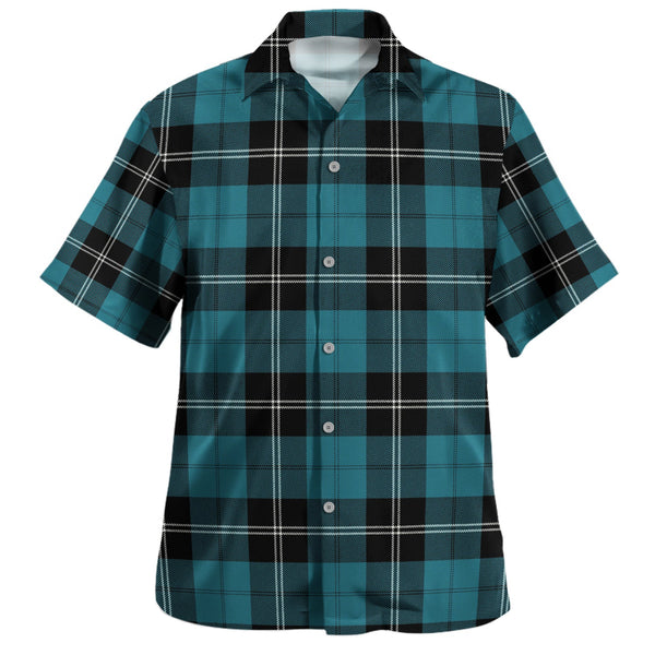 Ramsay Blue Ancient Clan Badge Tartan Hawaiian Shirt