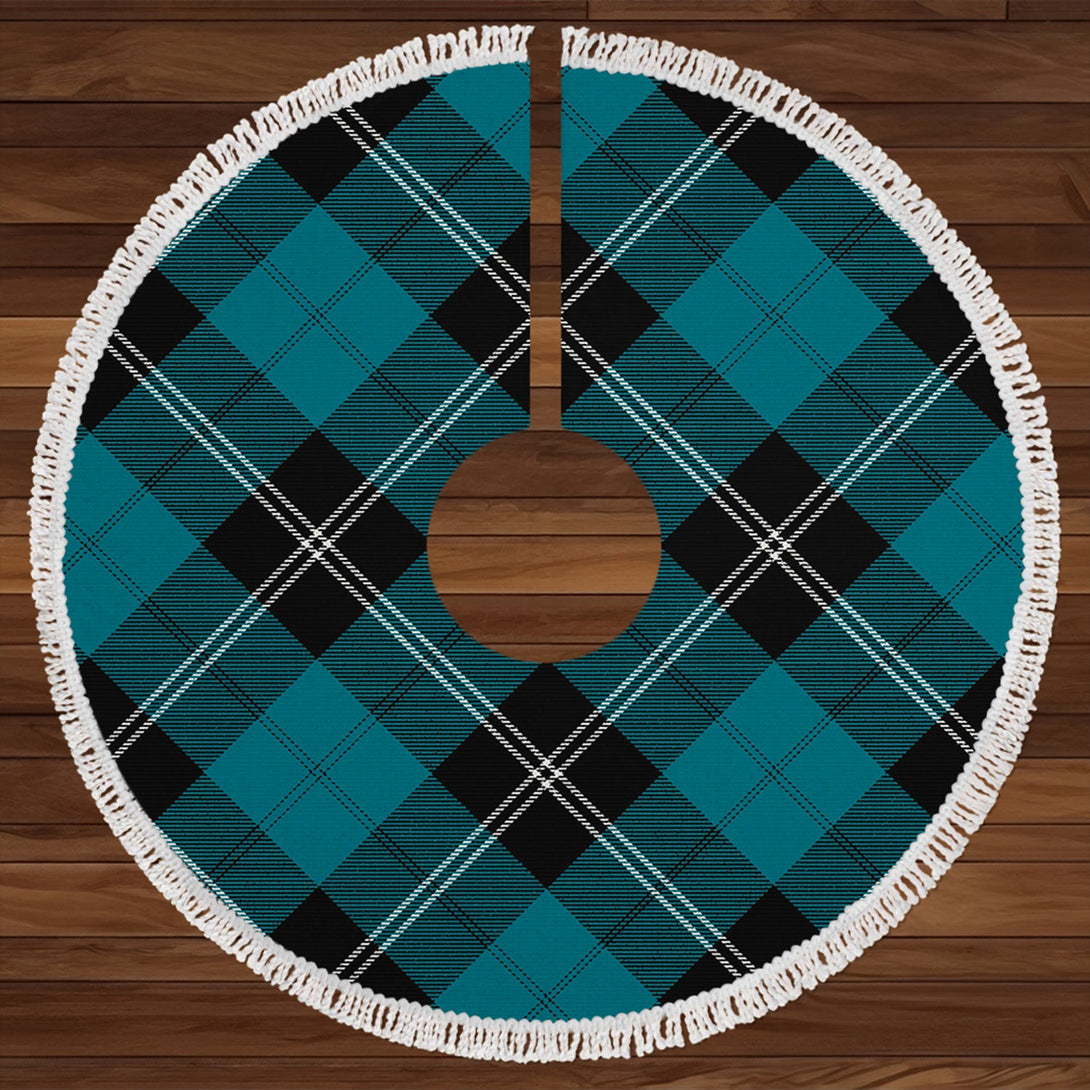 Ramsay Blue Ancient Tartan Christmas Tree Skirt