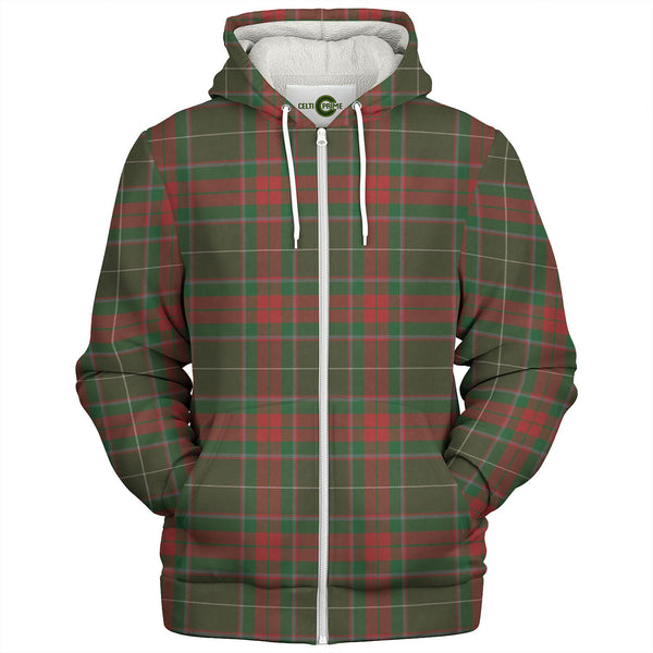 Ramsay Green Ancient Tartan Sherpa Hoodie