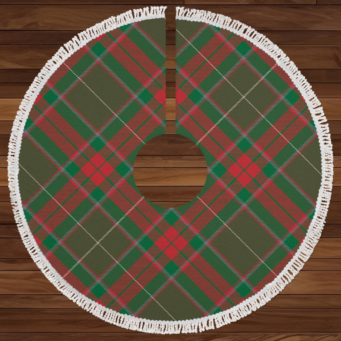 Ramsay Green Ancient Clan Badge Tartan Christmas Tree Skirt