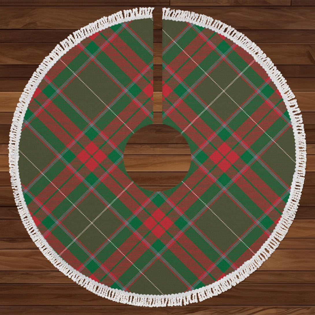 Ramsay Green Ancient Tartan Christmas Tree Skirt