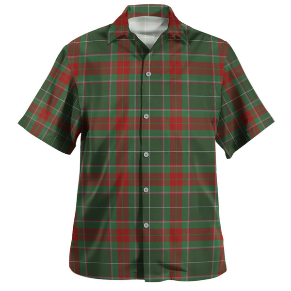 Ramsay Green Modern Clan Badge Tartan Hawaiian Shirt