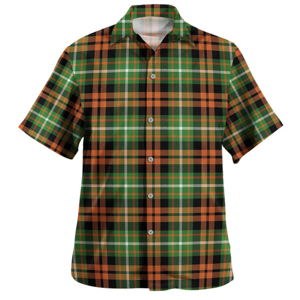 Ramsay Orange Ancient Tartan Hawaiian Shirt