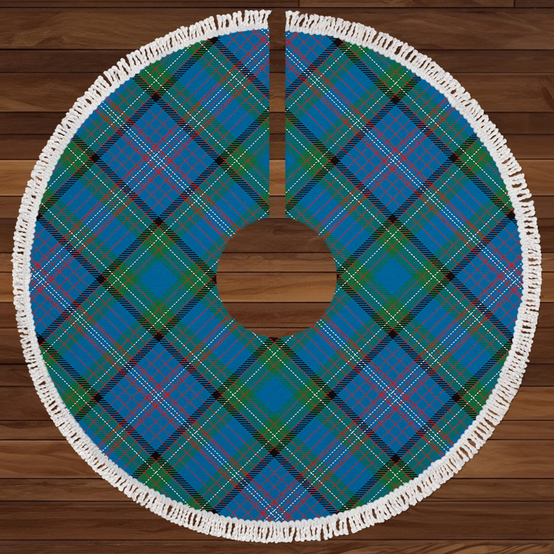 Rankin Ancient Clan Badge Tartan Christmas Tree Skirt