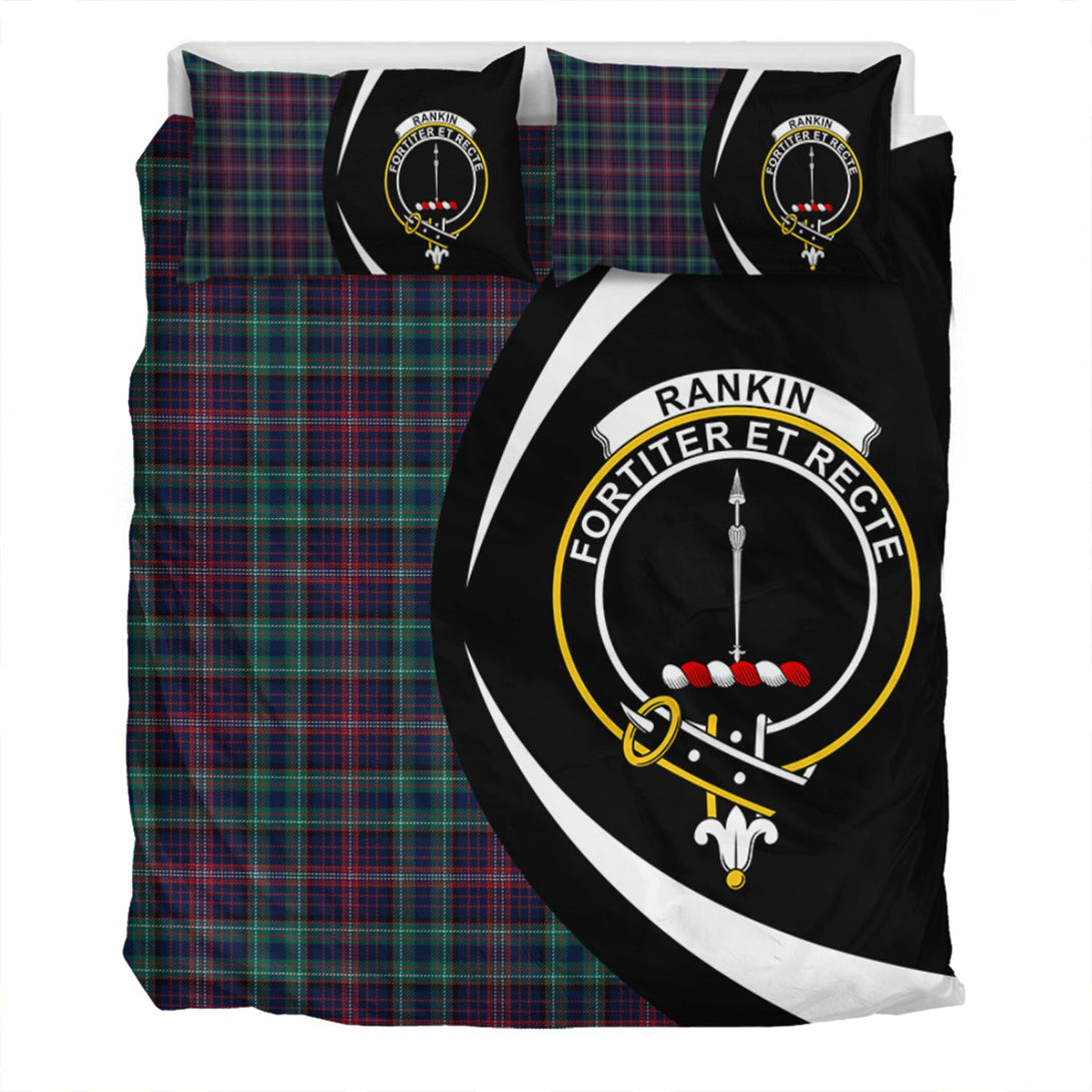 Rankin Modern Clan Badge Tartan Bedding Set Circle Style