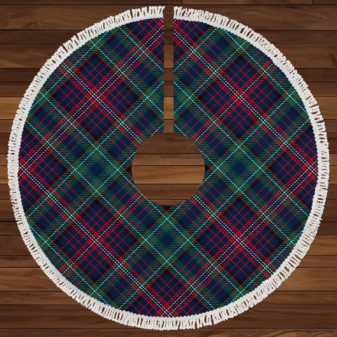 Rankin Modern Clan Badge Tartan Christmas Tree Skirt