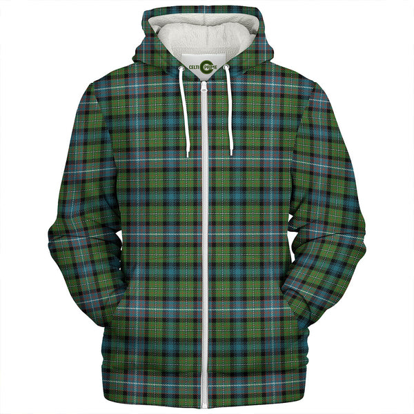 Rankin (Dalgliesh) Ancient Clan Badge Tartan Sherpa Hoodie