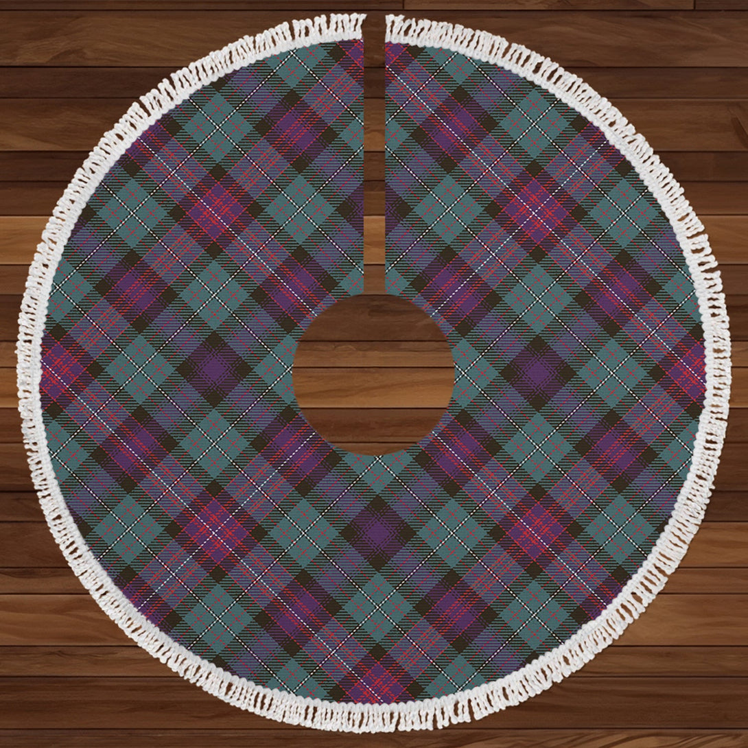 Rankin (Dalgliesh) Weathered Clan Badge Tartan Christmas Tree Skirt