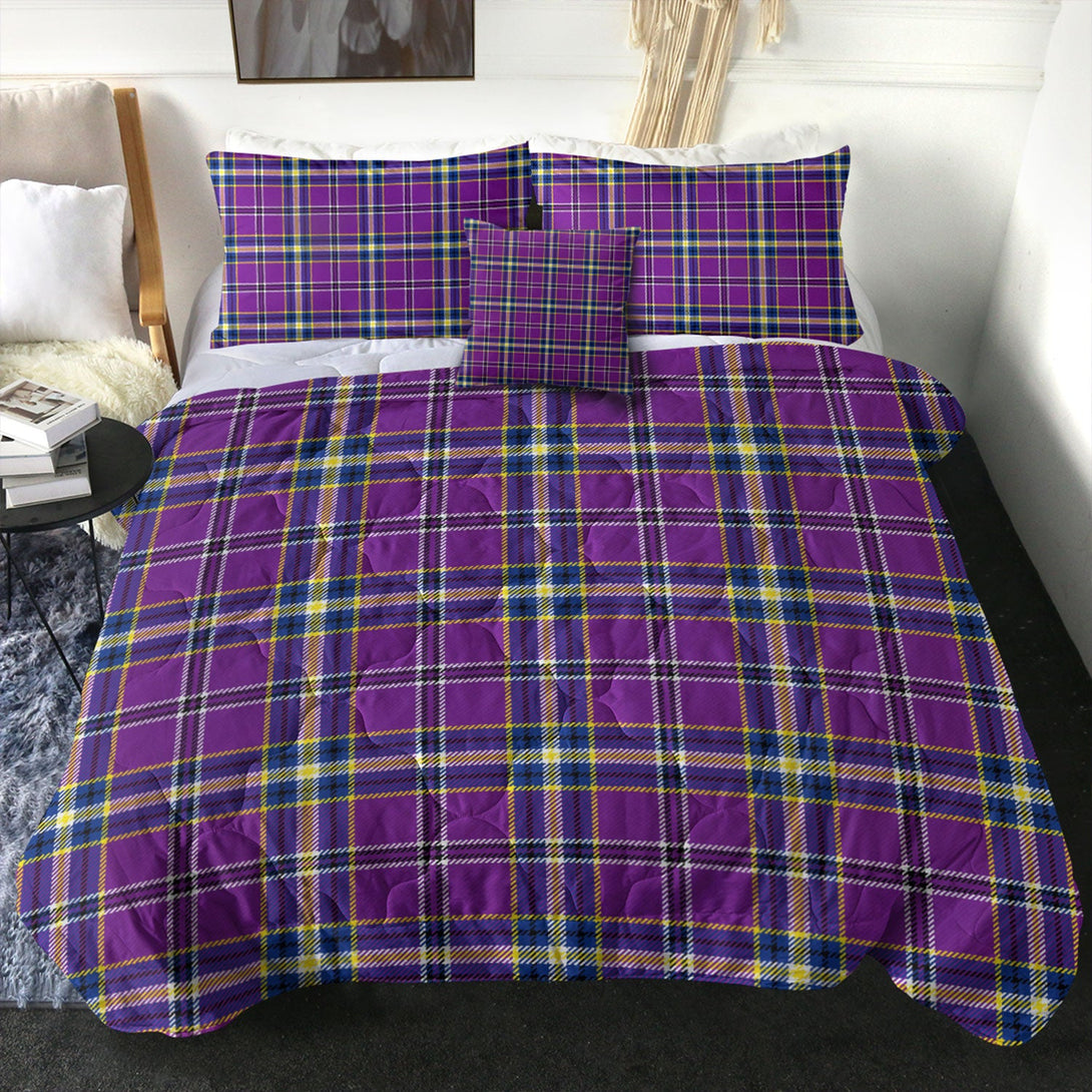 Regan Modern Tartan Comforter