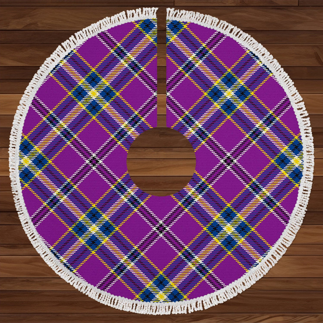 Regan Modern Tartan Christmas Tree Skirt