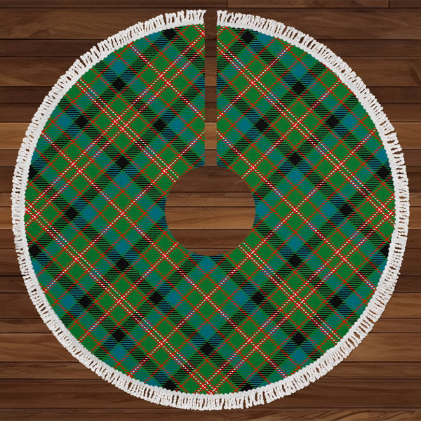 Reid Green Ancient Tartan Christmas Tree Skirt