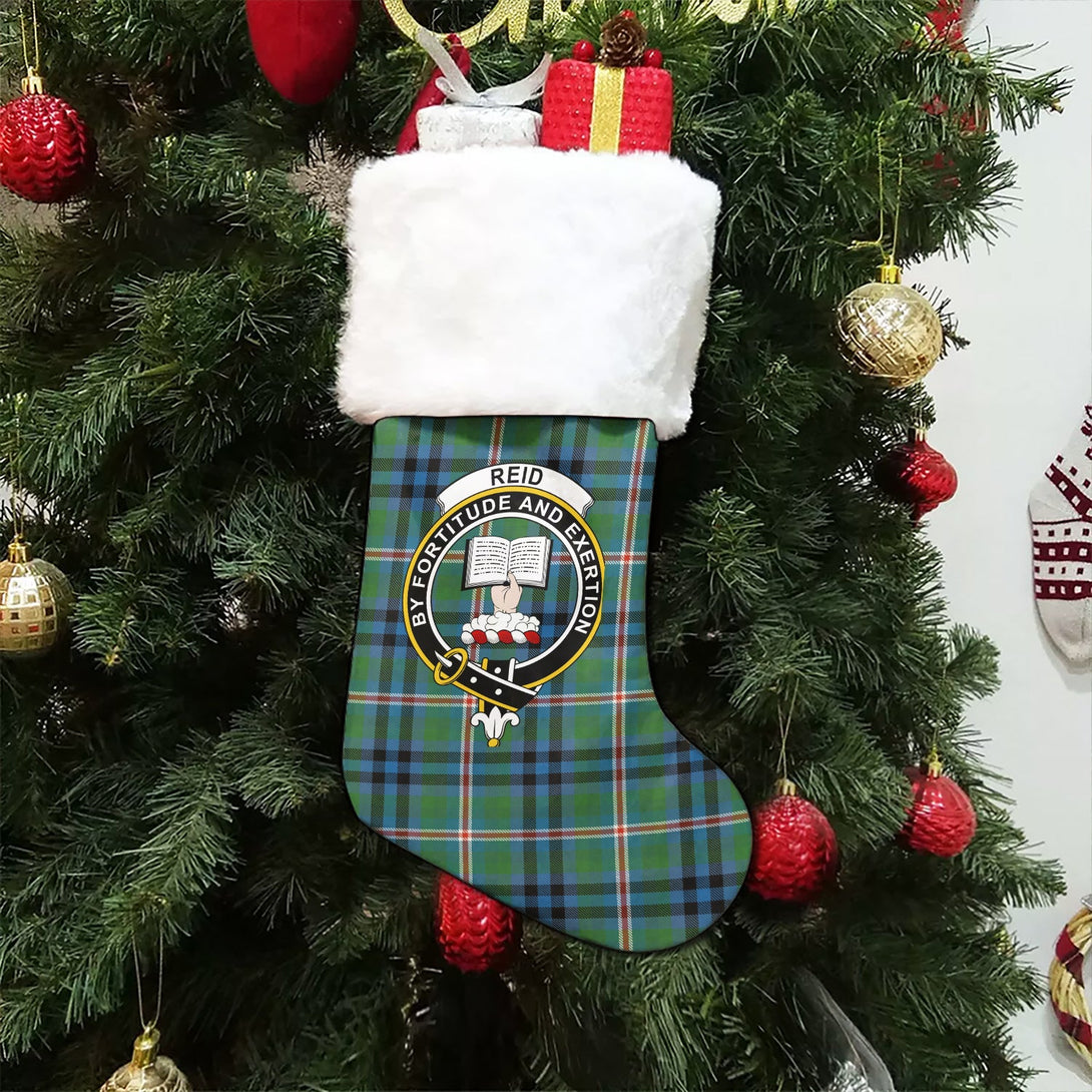 Reid (Mill City) Ancient Clan Badge Tartan Christmas Stocking