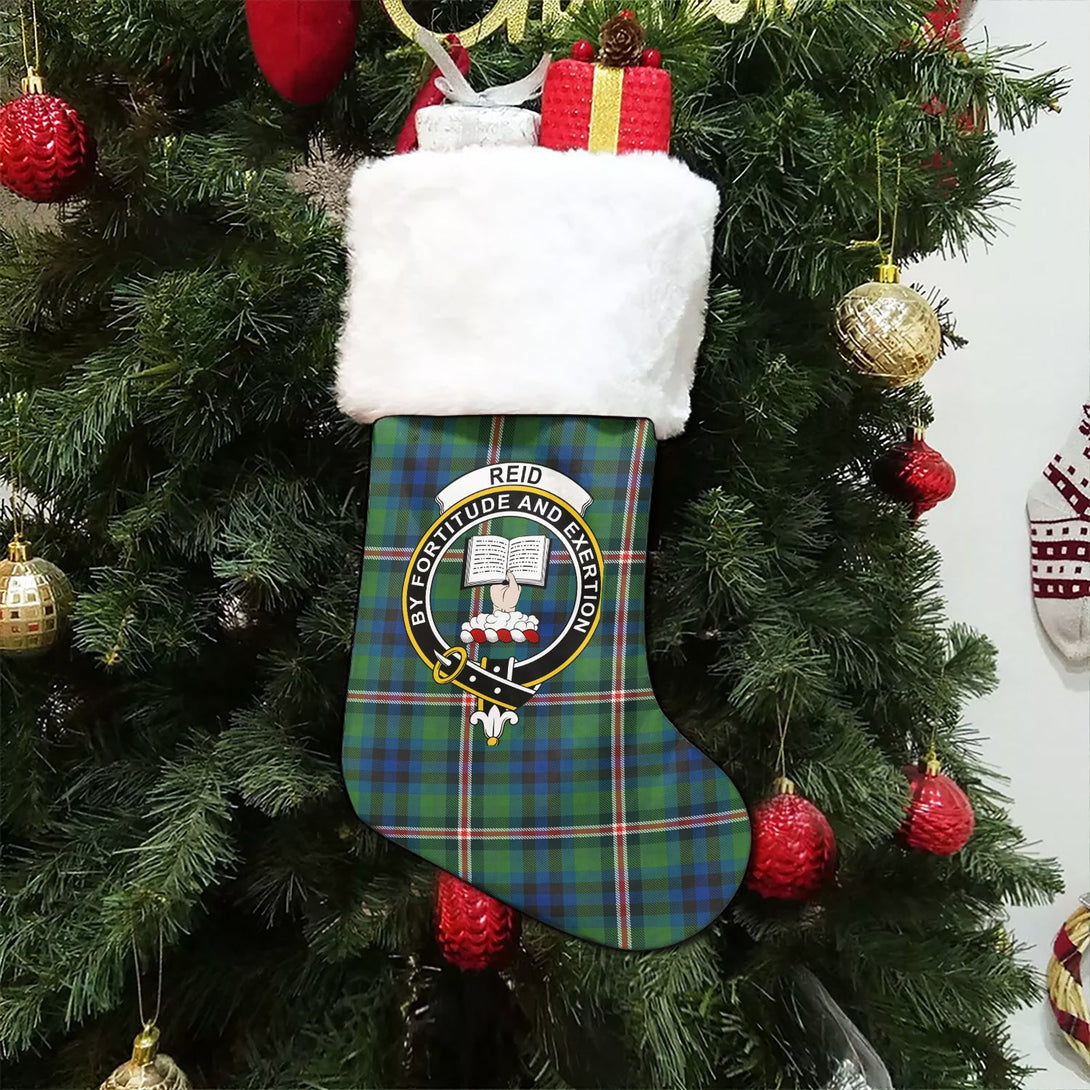 Reid (Mill City) Modern Clan Badge Tartan Christmas Stocking