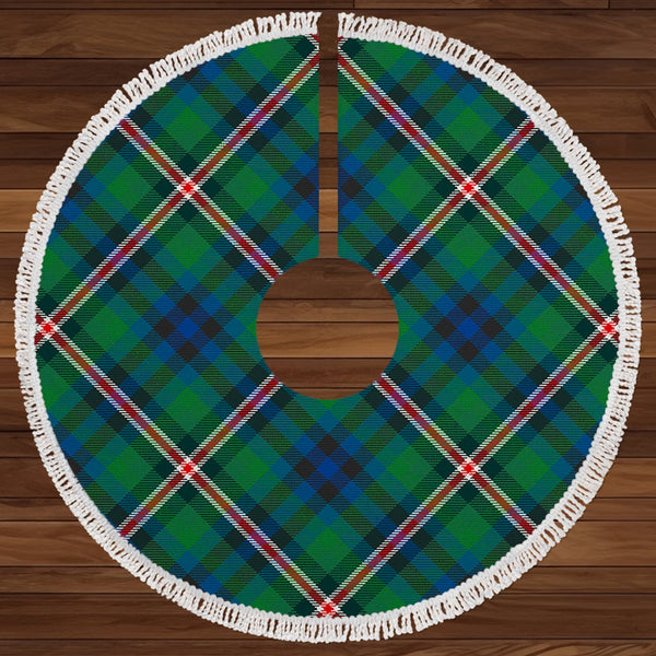 Reid (Mill City) Modern Clan Badge Tartan Christmas Tree Skirt