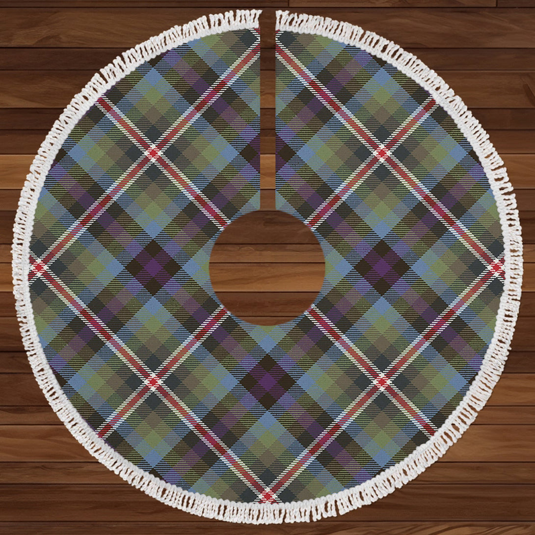 Reid (Mill City) Weathered Clan Badge Tartan Christmas Tree Skirt