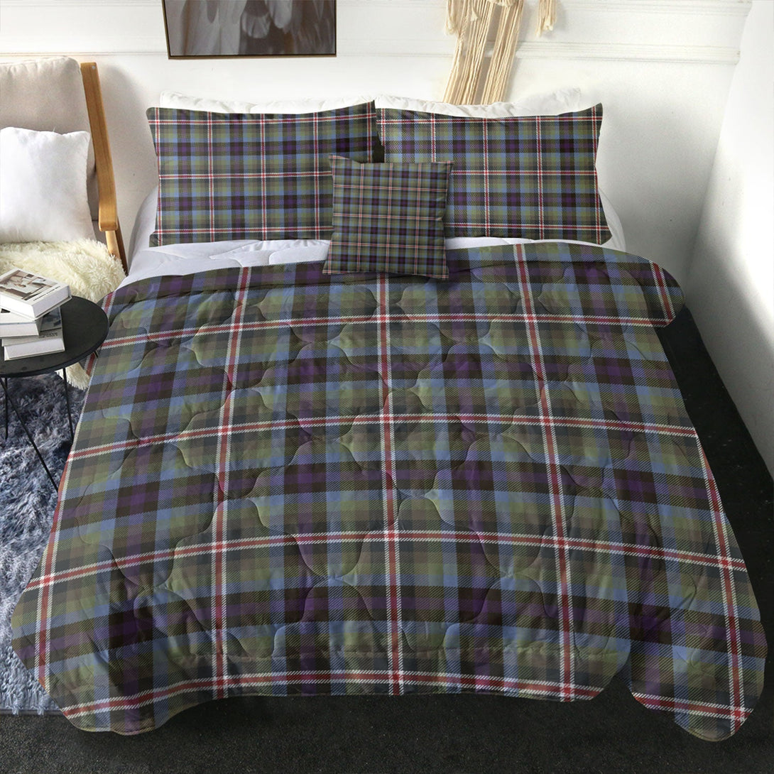 Reid (Mill City) Weathered Clan Badge Tartan Comforter