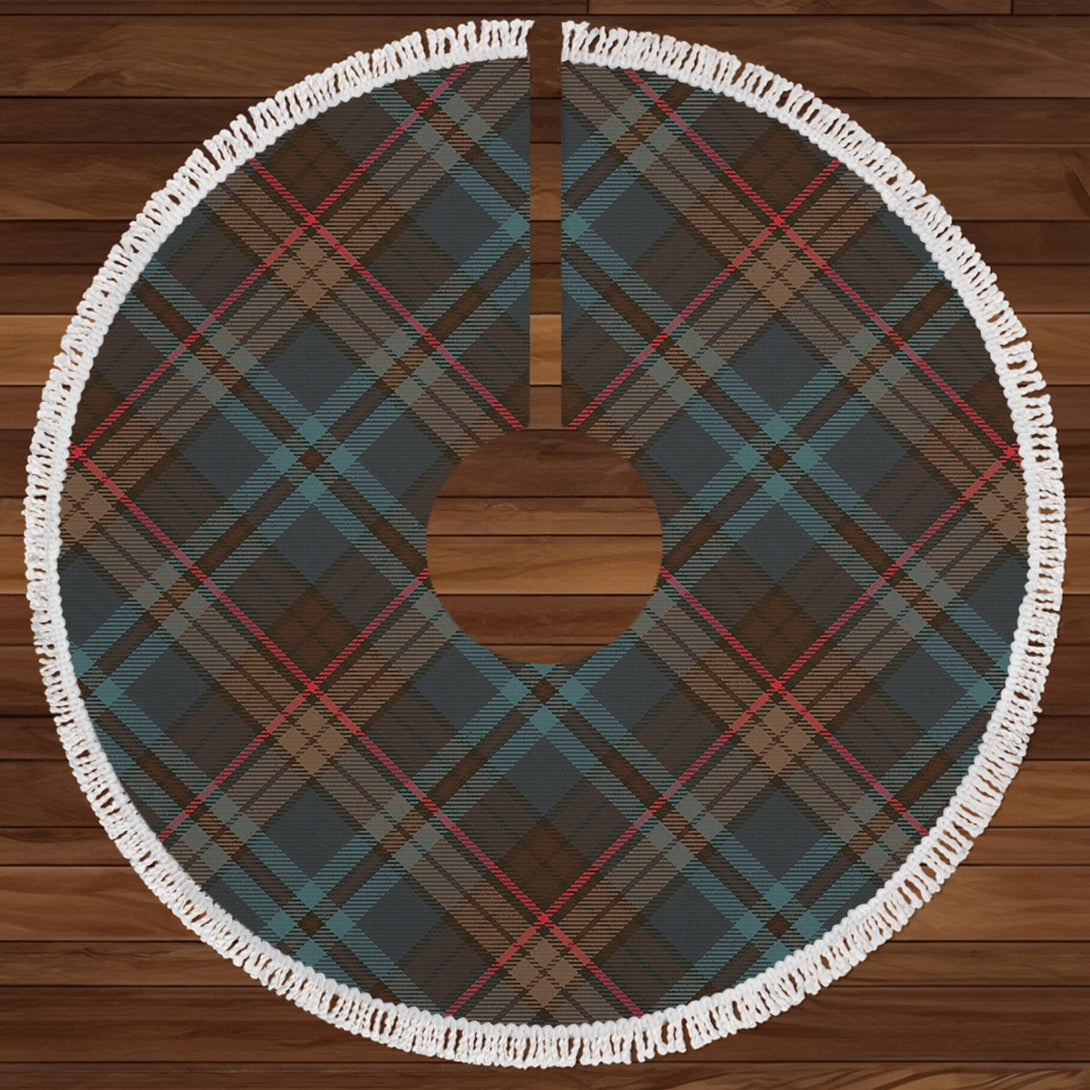 Renton Weathered Clan Badge Tartan Christmas Tree Skirt