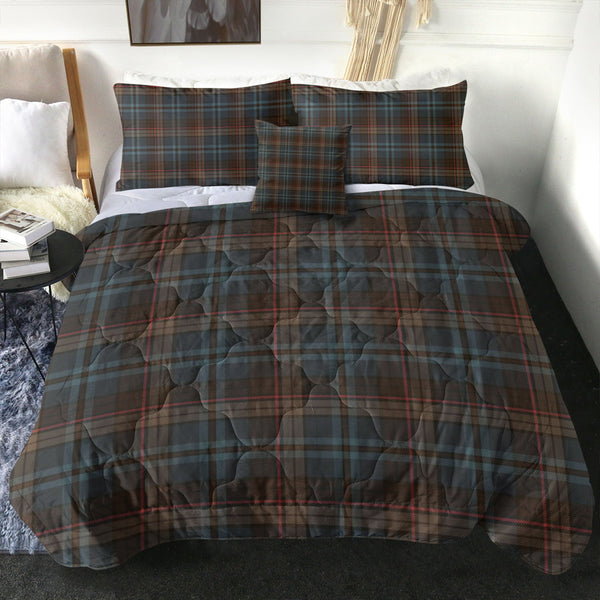 Renton Weathered Clan Badge Tartan Comforter