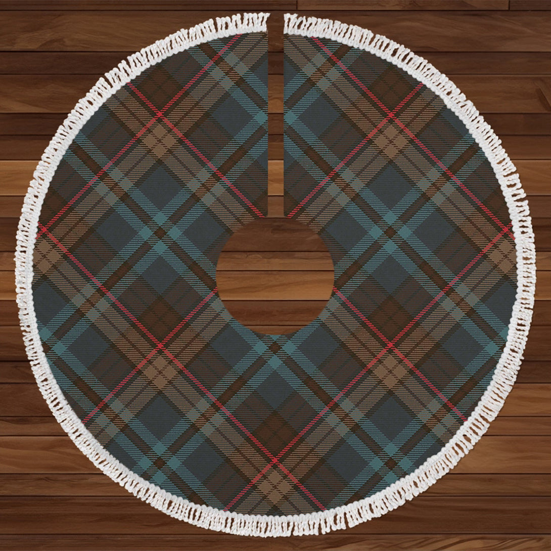 Renton Weathered Tartan Christmas Tree Skirt