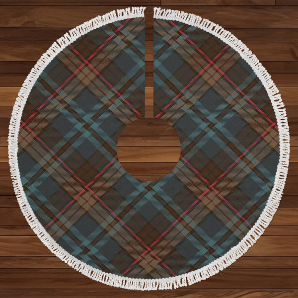 Renton Weathered Tartan Christmas Tree Skirt