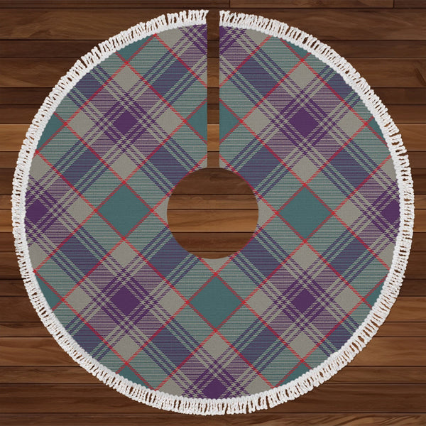 Riddoch Weathered Tartan Christmas Tree Skirt