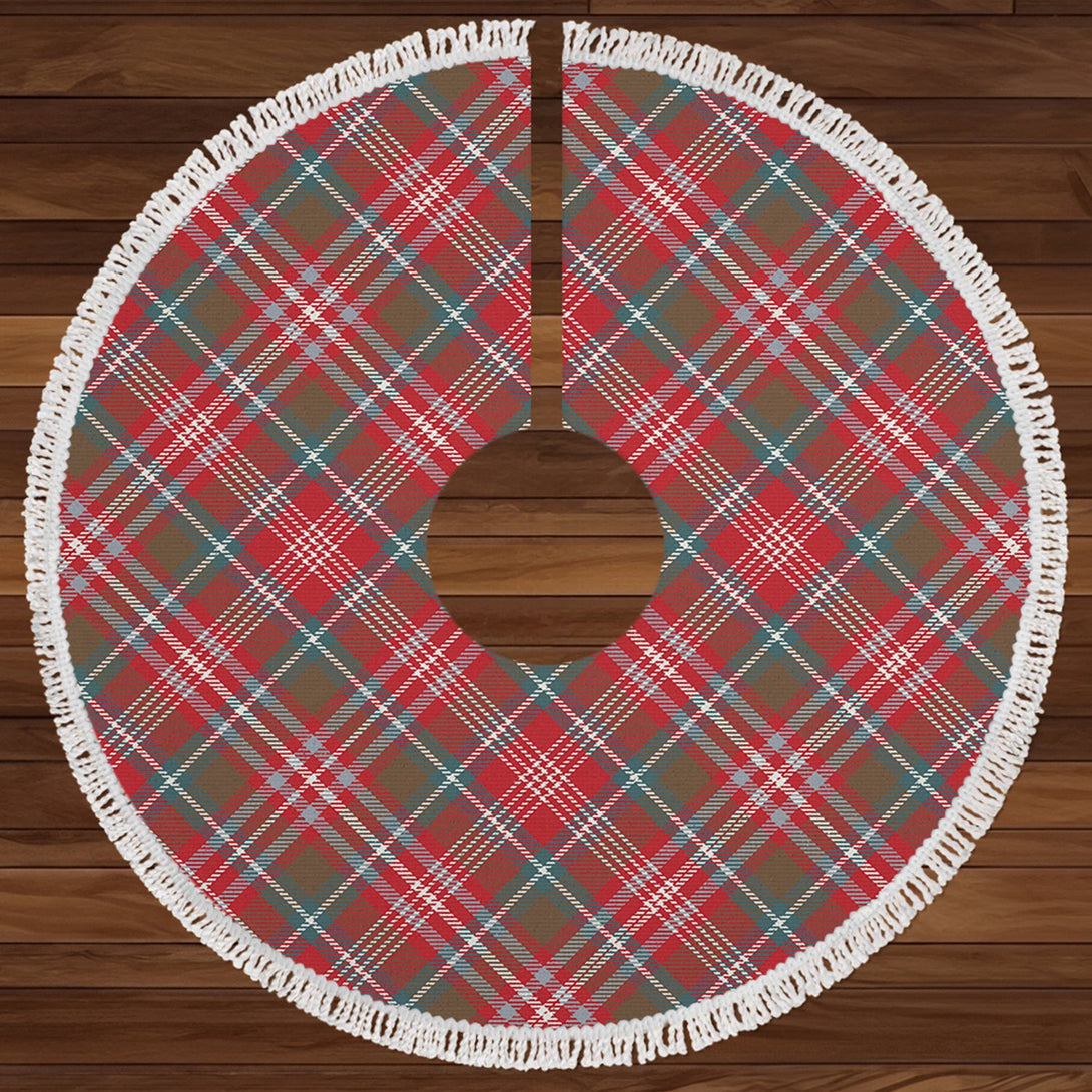 Ritchie Weathered Clan Badge Tartan Christmas Tree Skirt