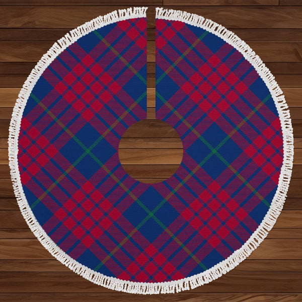 Robbins (Robyns) Modern Tartan Christmas Tree Skirt