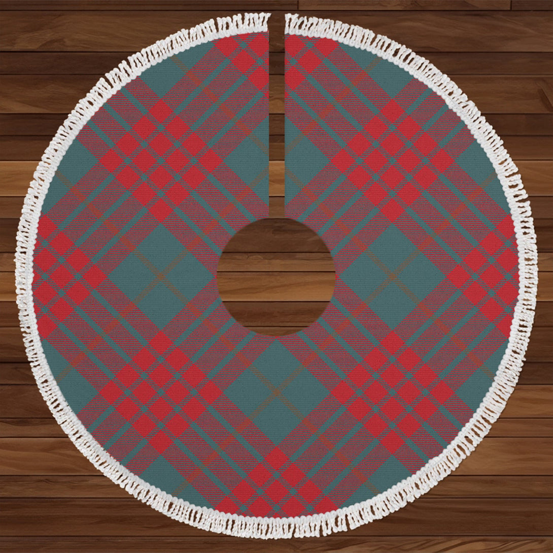 Robbins (Robyns) Weathered Tartan Christmas Tree Skirt