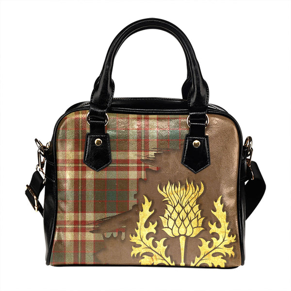 Robertson Dress Weathered Tartan Shoulder Handbag Thistle Oldest Style