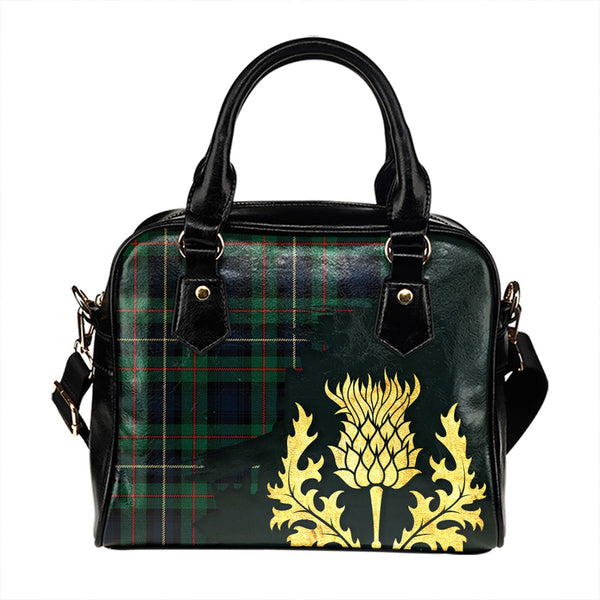 Robertson Hunting Modern Tartan Shoulder Handbag Thistle Oldest Style