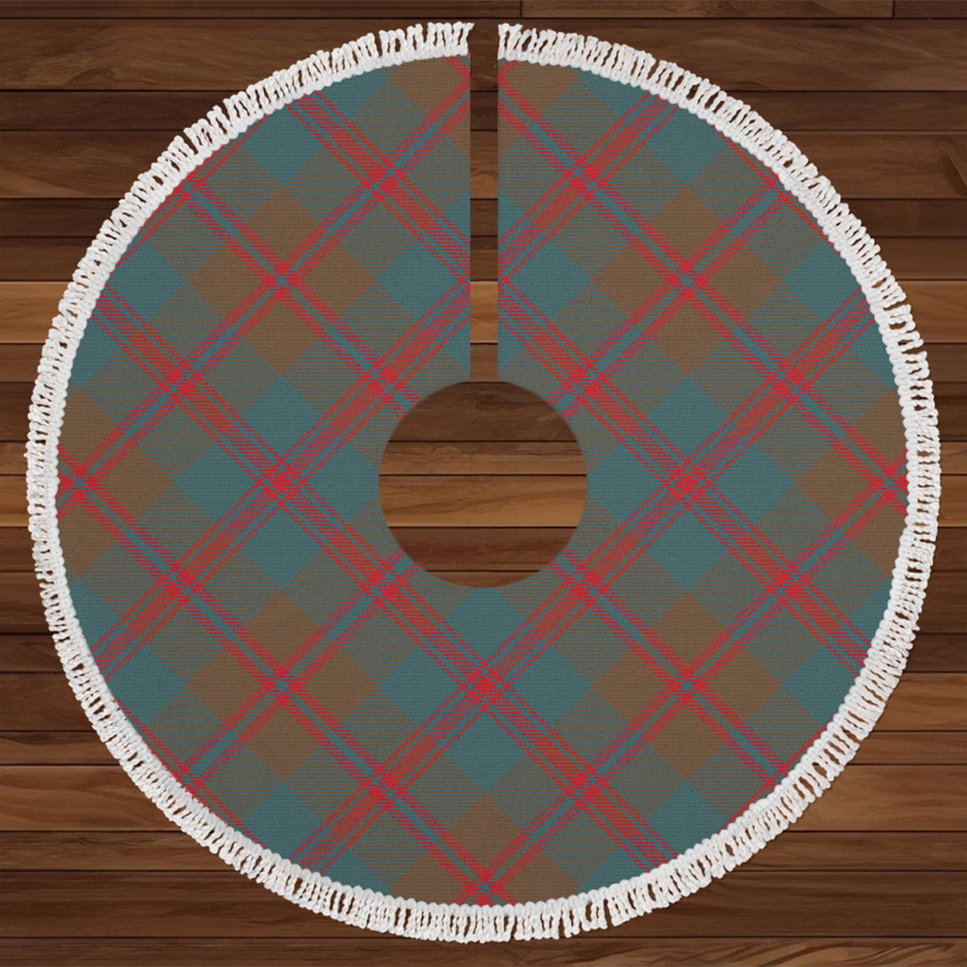 Robertson of Struan Weathered Tartan Christmas Tree Skirt