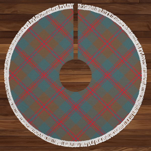 Robertson of Struan Weathered Tartan Christmas Tree Skirt