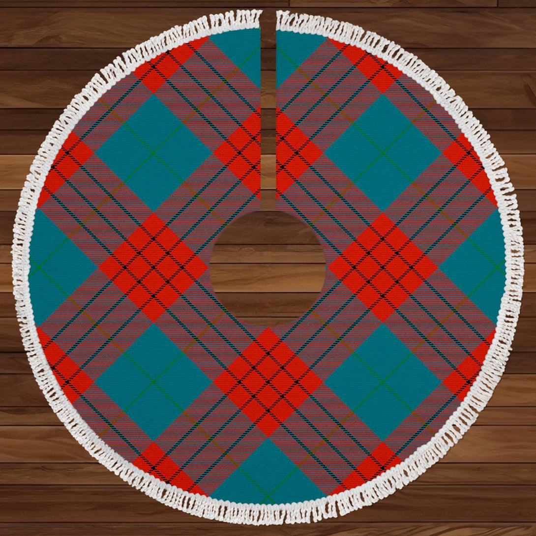 Robinson Dress (Robins Dress) Ancient Clan Badge Tartan Christmas Tree Skirt